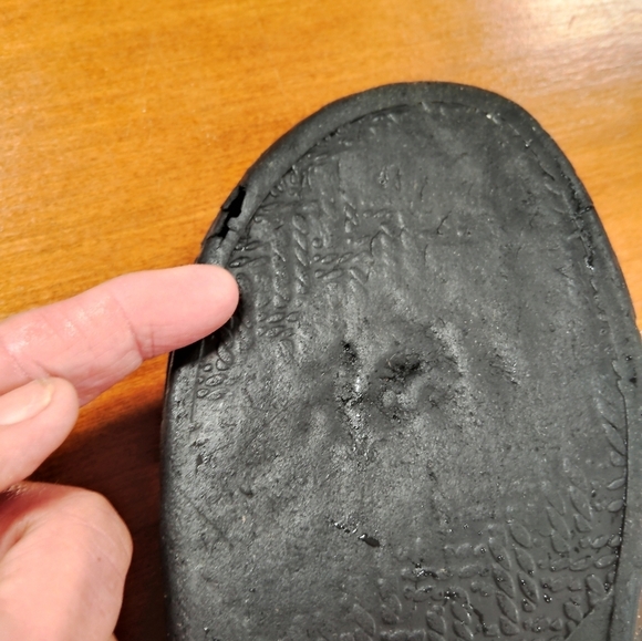 Women's Pali Hawaii Black Slide Sandals Size 11 - Picture 3 of 3